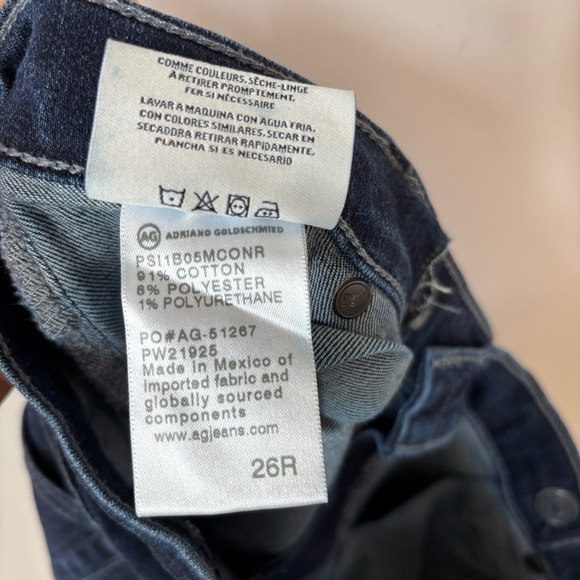 AG Maternity Prima Cigarette Leg Jeans Size 26R - Picture 10 of 10